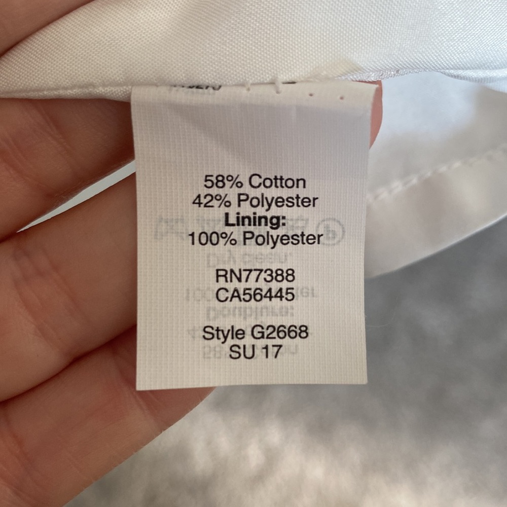 J.Crew white and navy dress - Picture 6 of 6